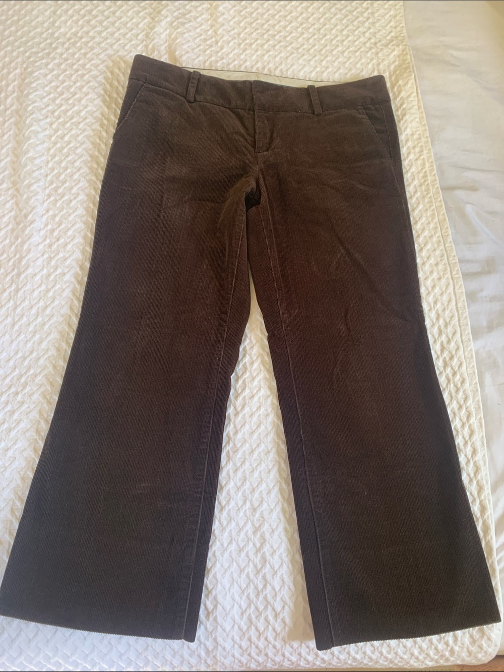 Vintage Juicy Couture Corduroy Wide Leg Capri Pants - Size 28